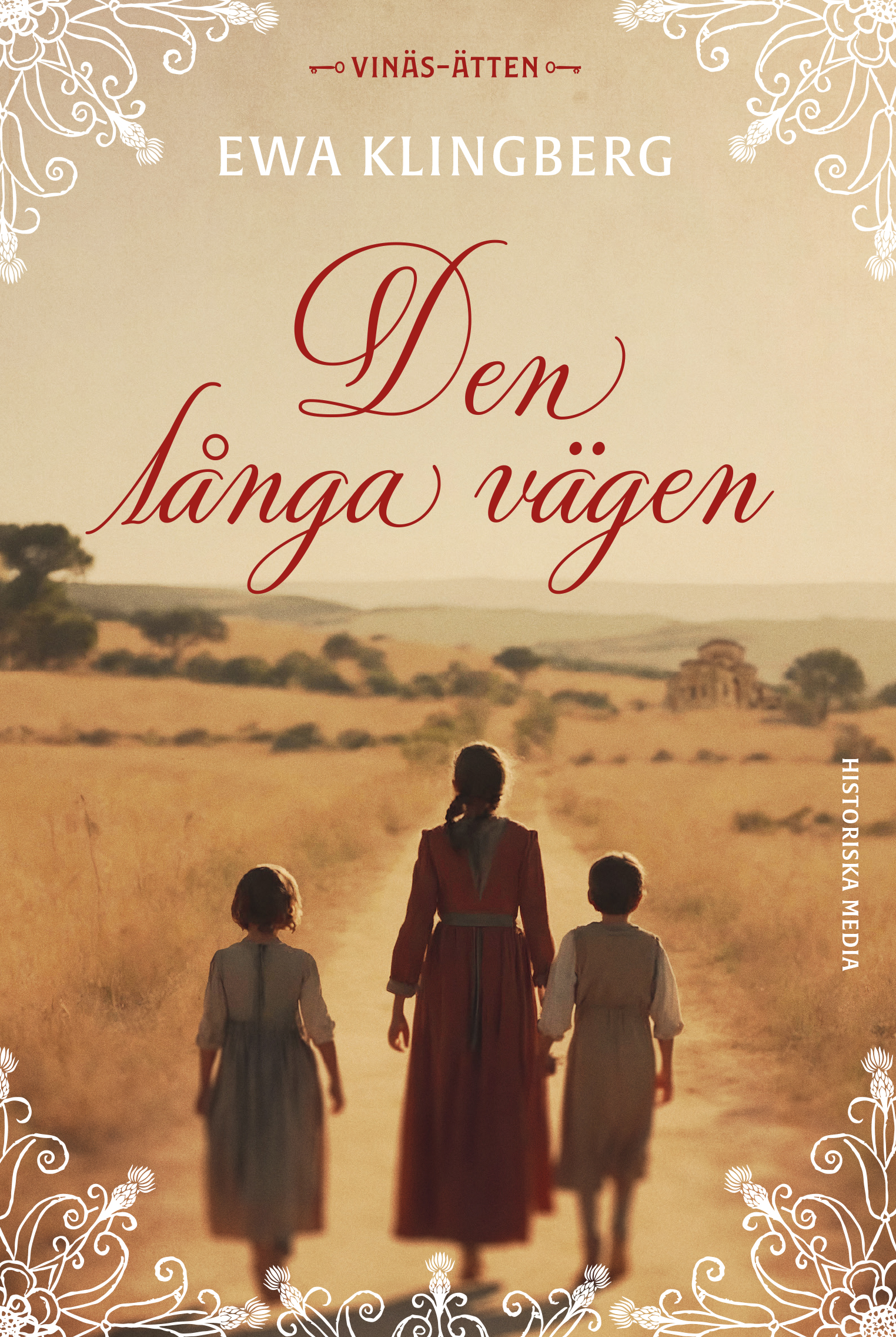 Omslag: Den långa vägen