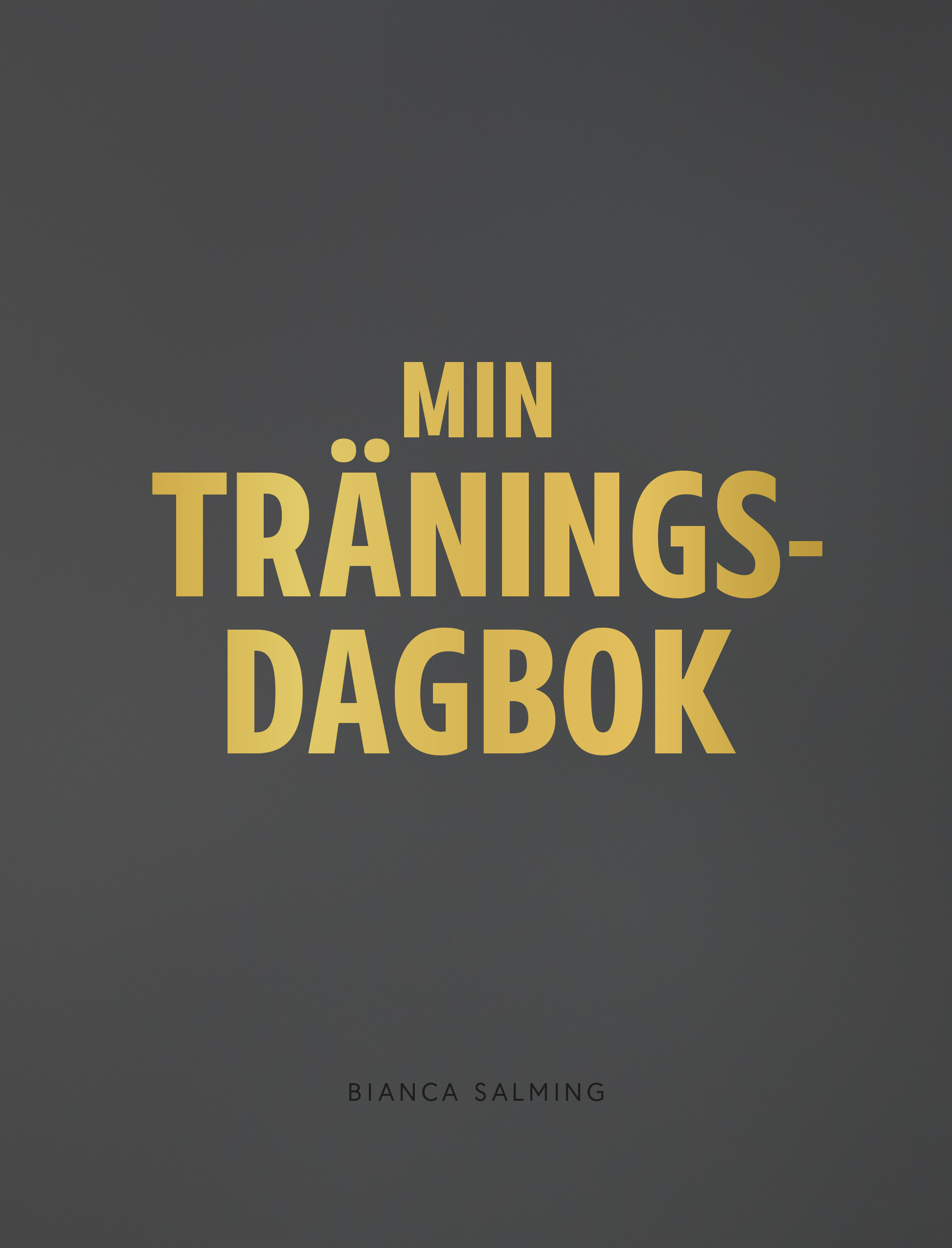 Omslag: Min träningsdagbok